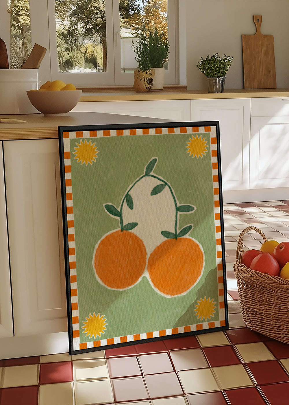 Lush duo 5 - Framed poster in an interior