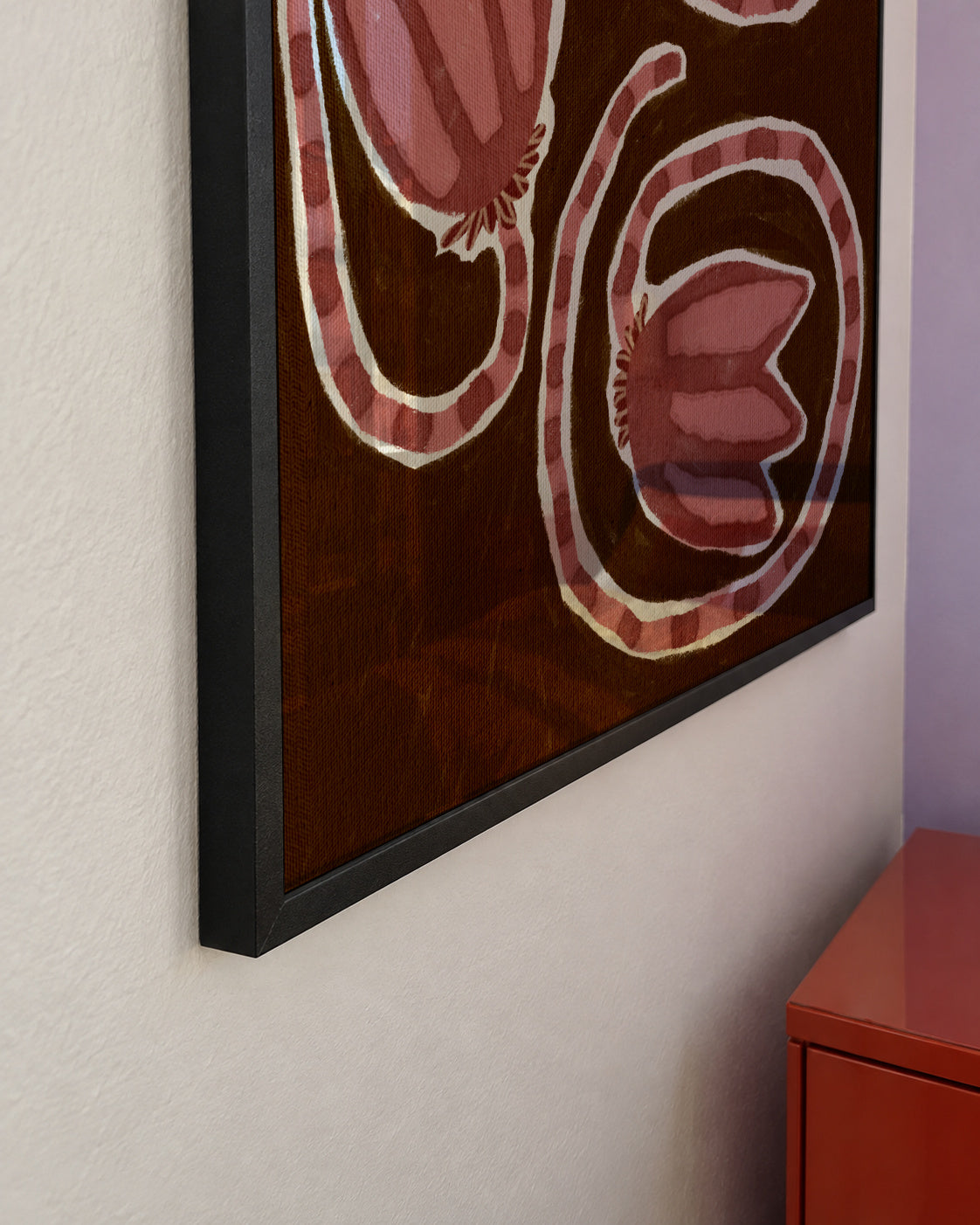 Delicate Bloom 19 - Framed poster detail