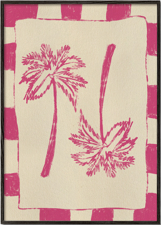 Ilustración Palm paradise – Pink_bf