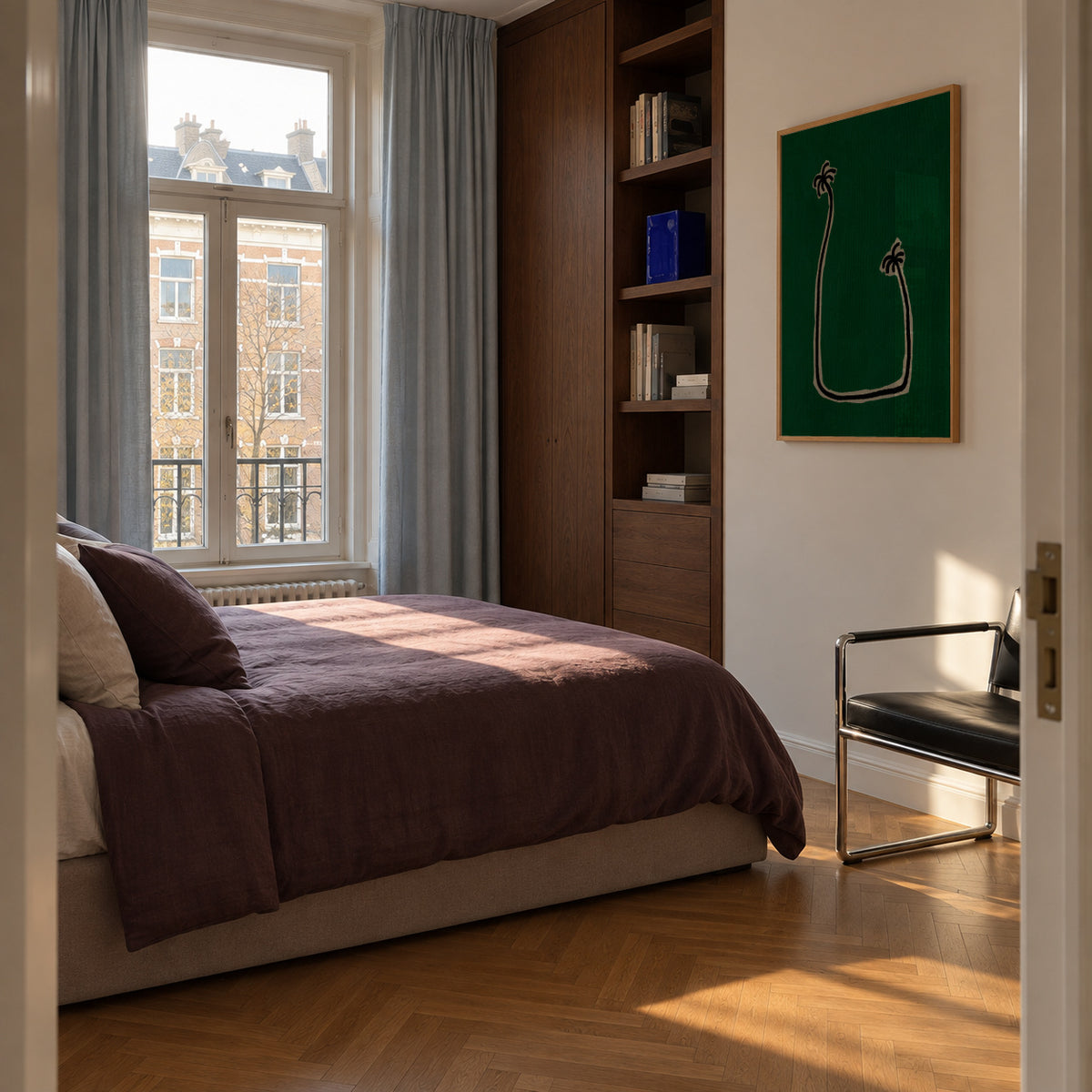 Soul bound - Green - Framed poster in an interior