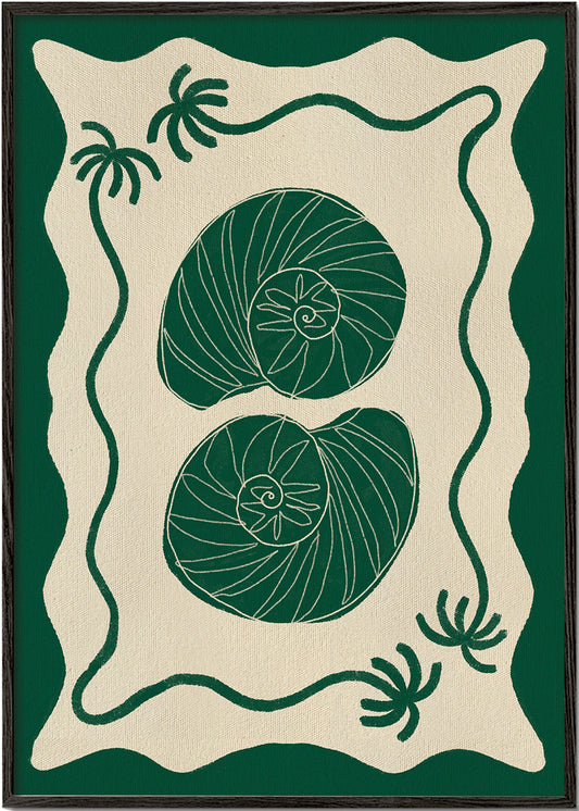 Ilustración Green Seashell Stories_bf