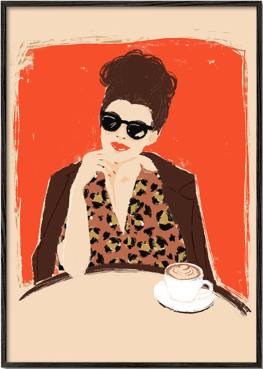 Ilustración At the Café_bf