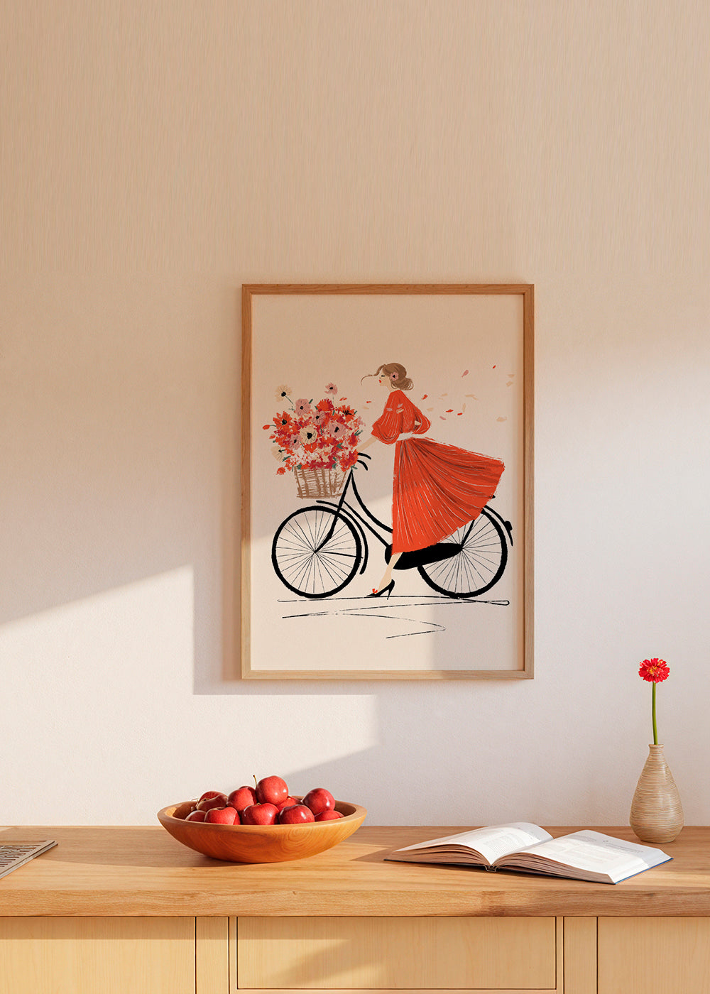 À bicyclette
