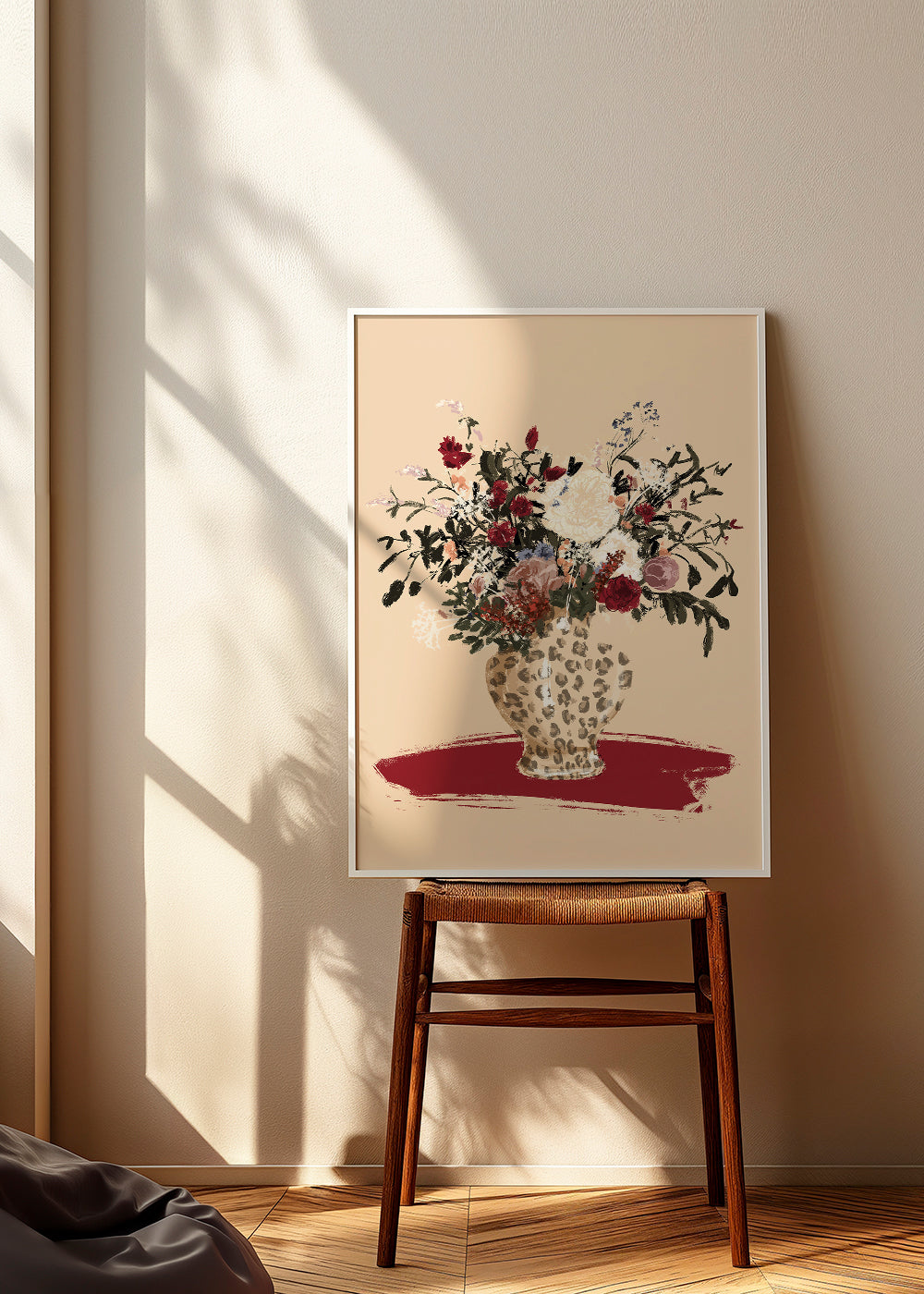 Ilustración Flowers in a leopard vase_product2