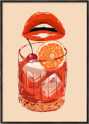 Ilustración Old fashioned cocktail_bf