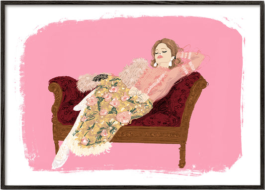 On the couch