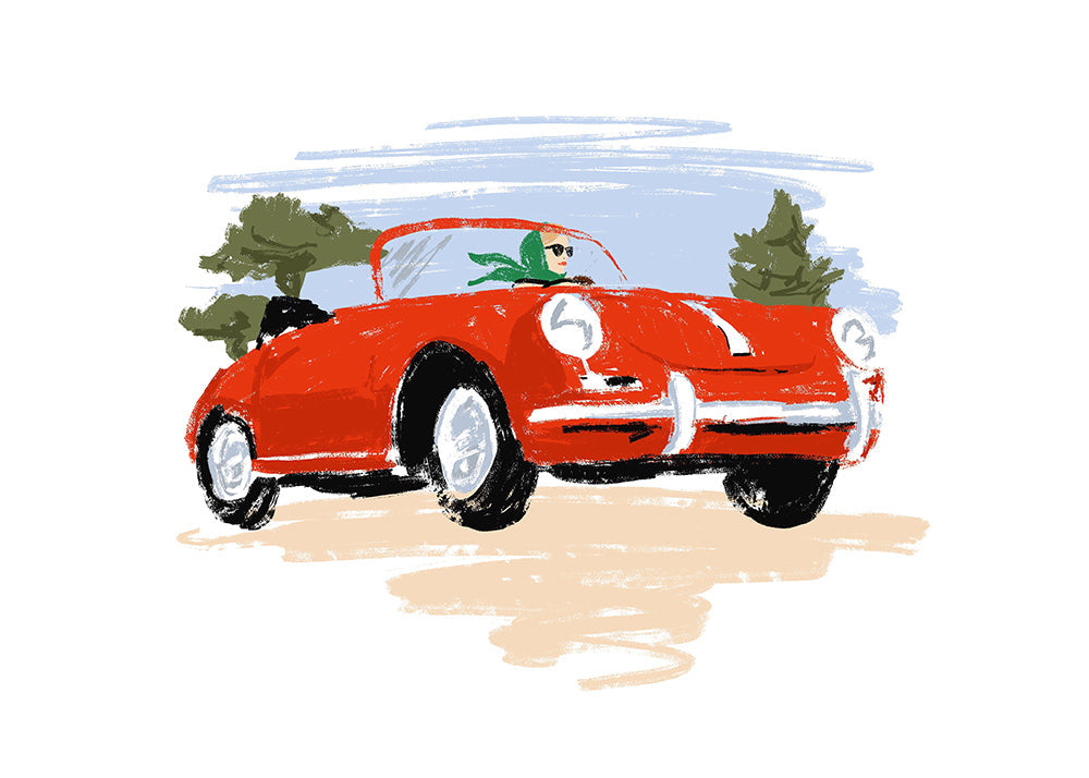 Ilustración On the road_cap
