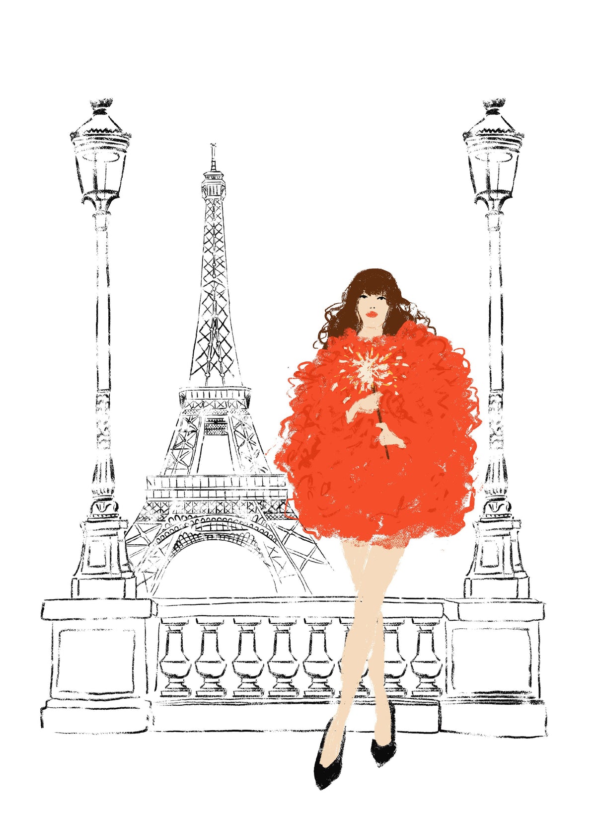 Paris en Fête - Unframed art print