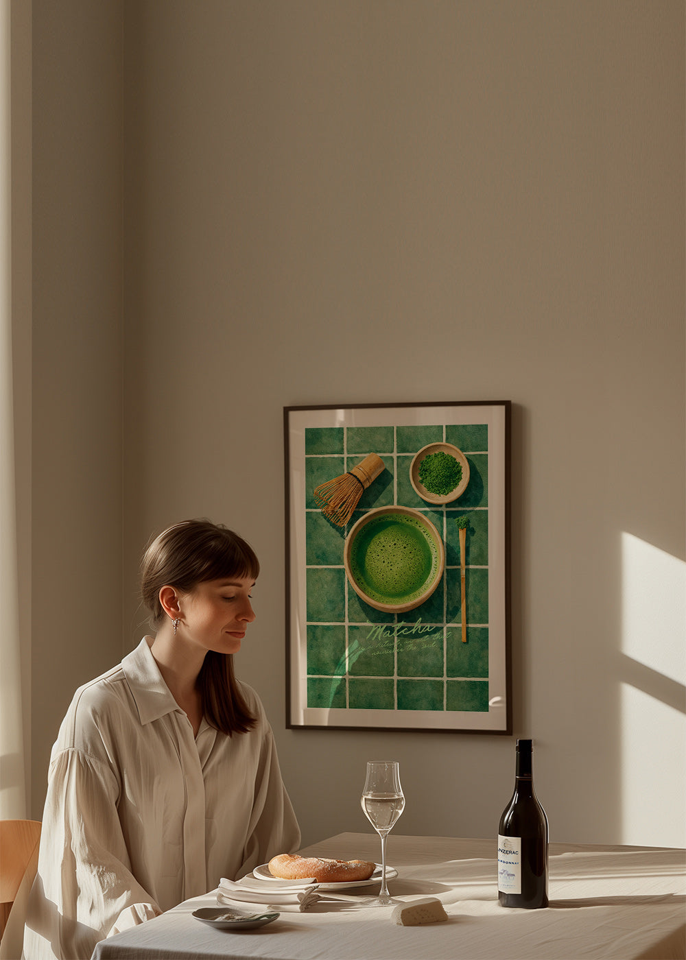 Cuadro de cocina: Matcha y utensilios – Product1