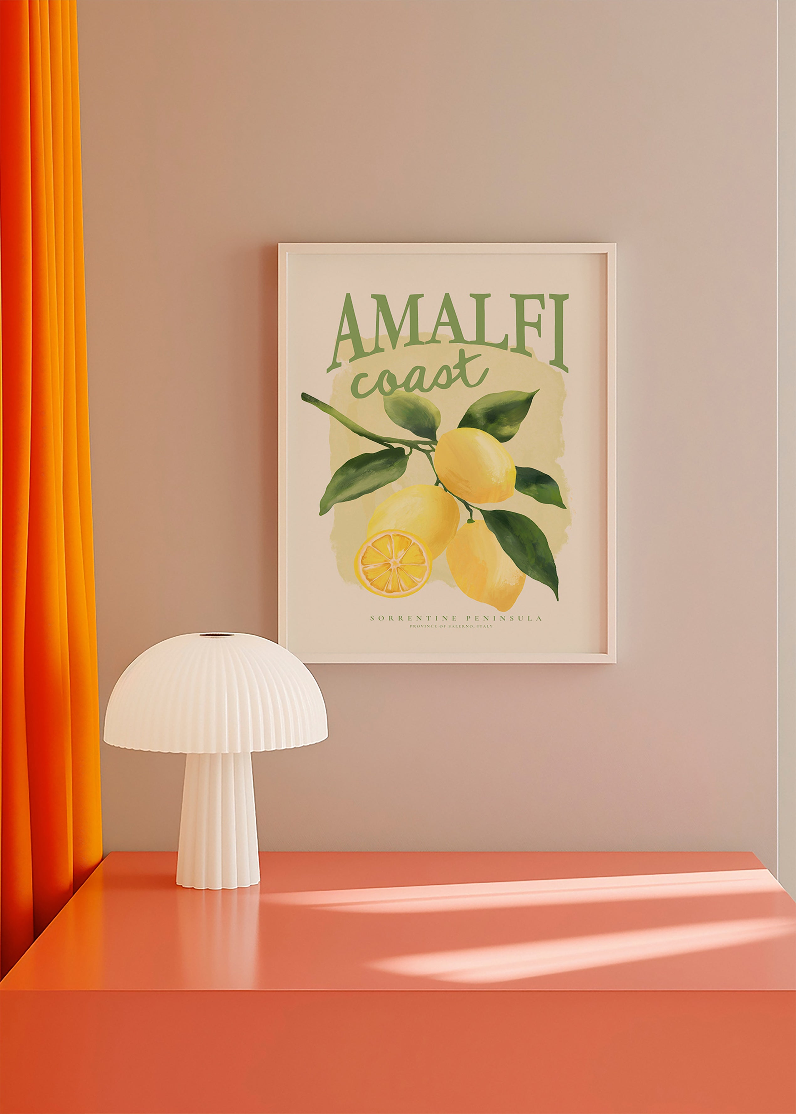 Lámina botánica Amalfi con limones – Product3