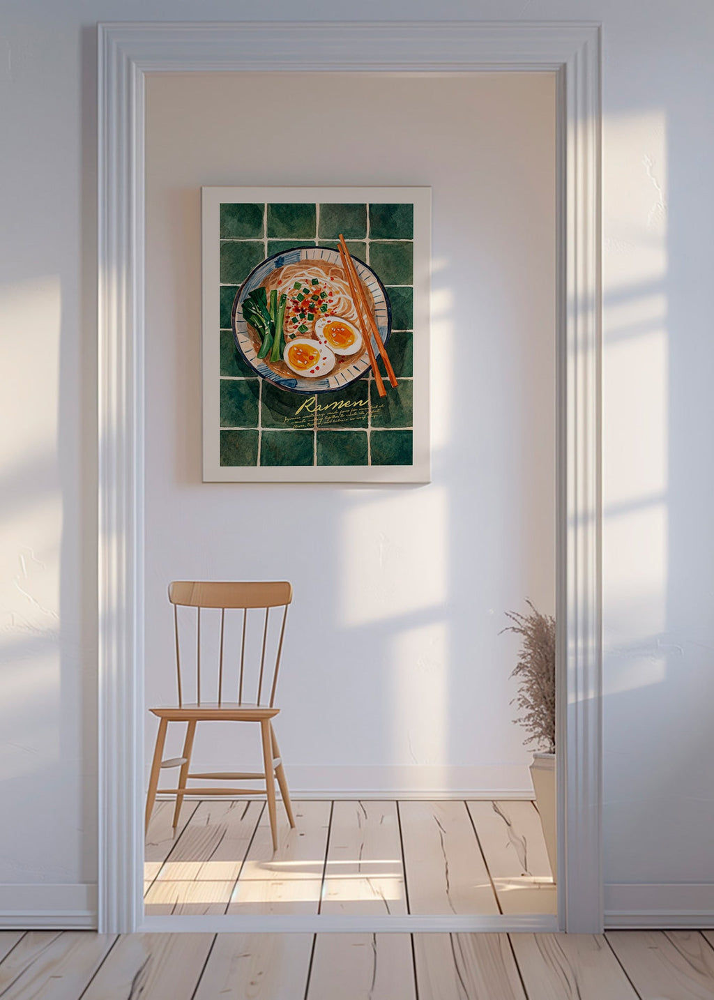 Cuadro de cocina Ramen en acuarela – Canvas