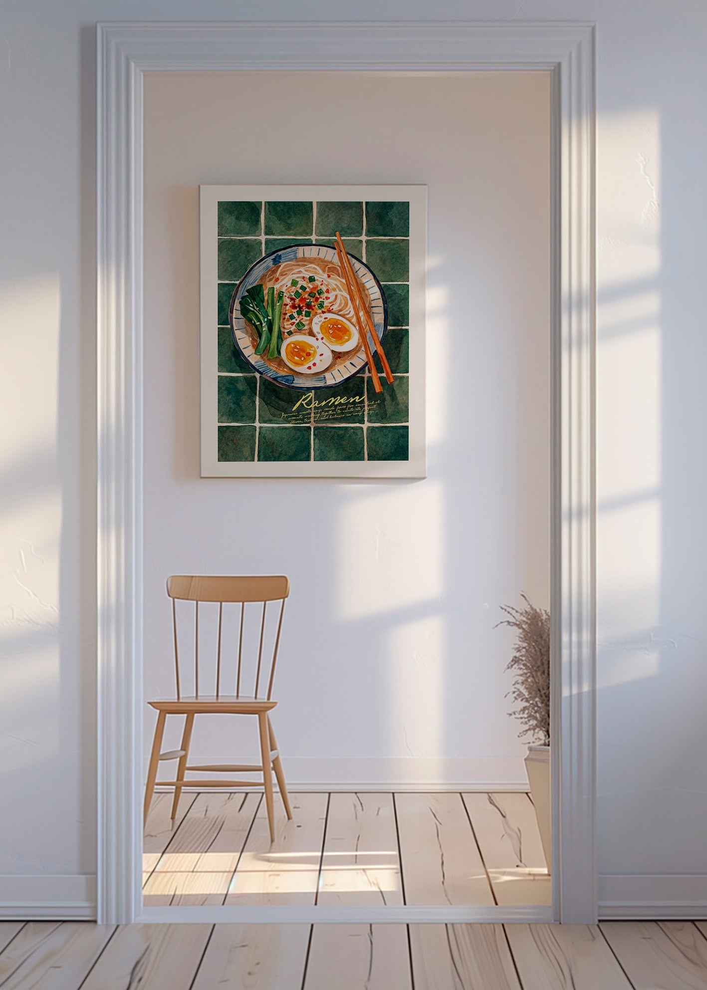 Cuadro de cocina Ramen en acuarela – Canvas