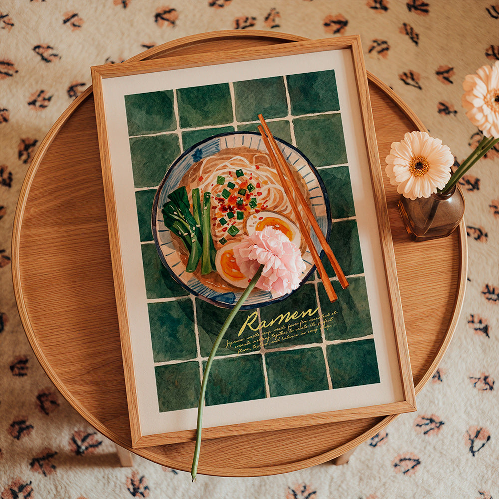 Cuadro de cocina Ramen en acuarela – Product1