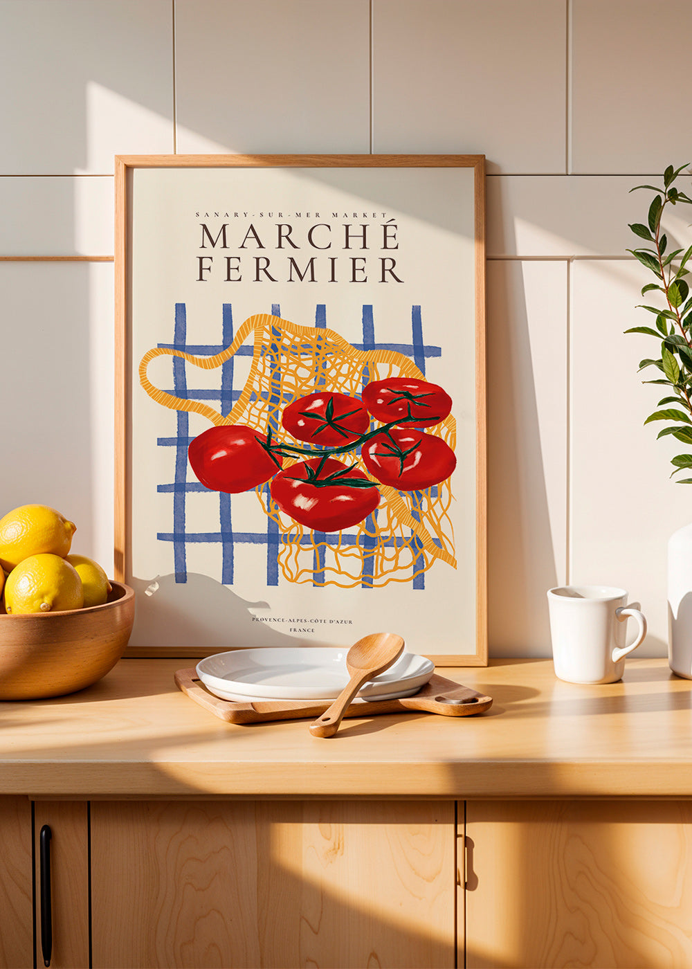 Cuadro de cocina tomates en malla – Product3