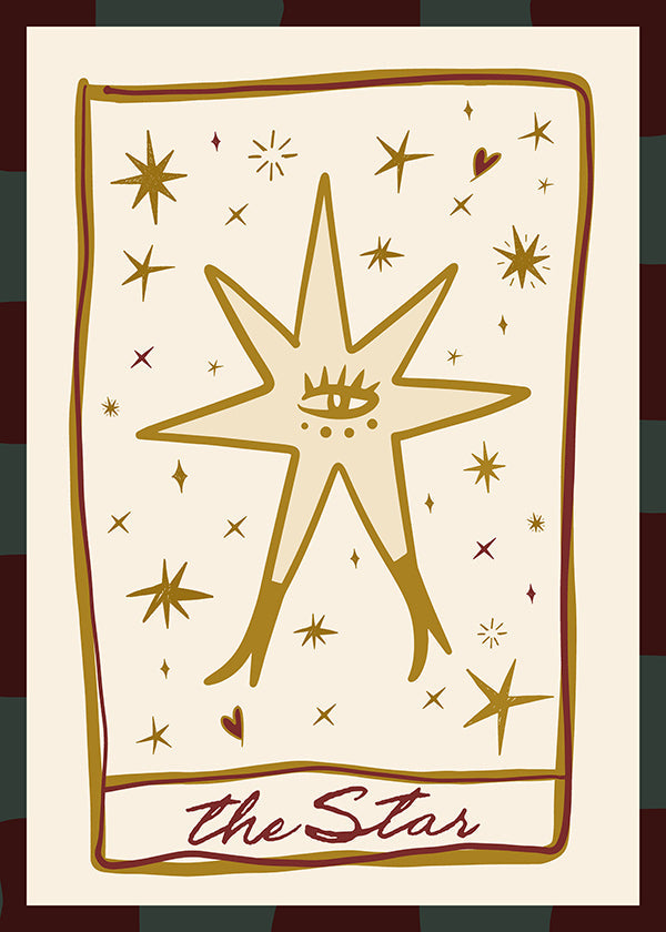 Ilustración: la Estrella mística con ojo central