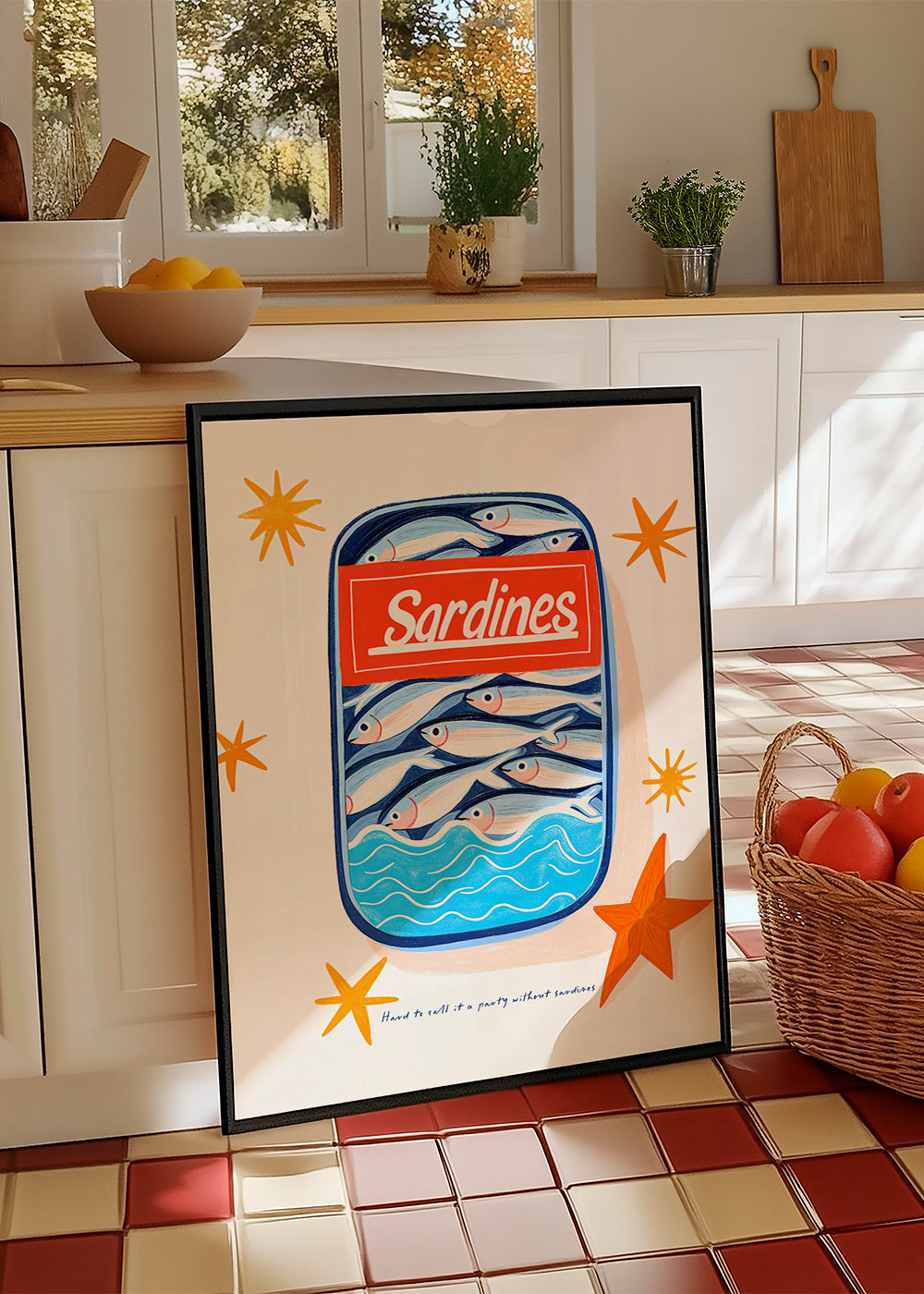 Cuadro de cocina: lata de sardinas ilustrada – Product2