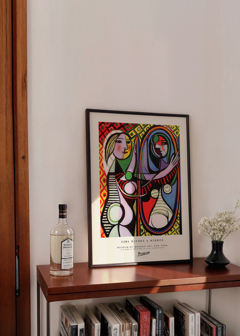 Cuadro abstracto con figura y espejo colorista – Product2