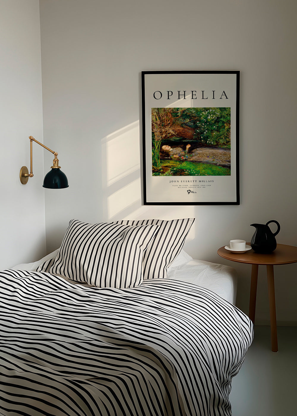 Lámina botánica Ophelia con figura acuática – Product2