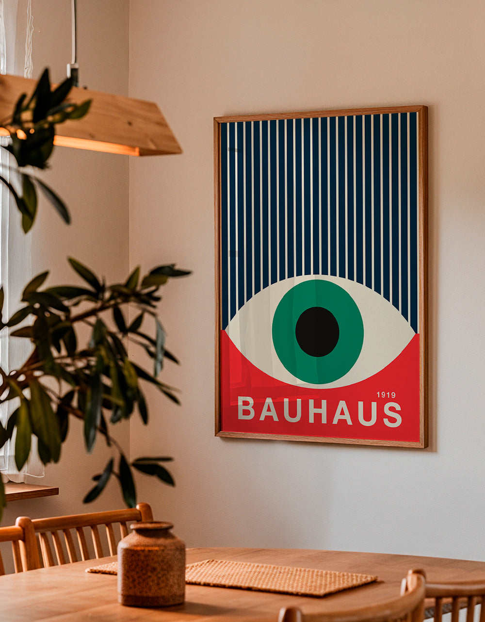 Ilustración Bauhaus con ojo gráfico – Product1