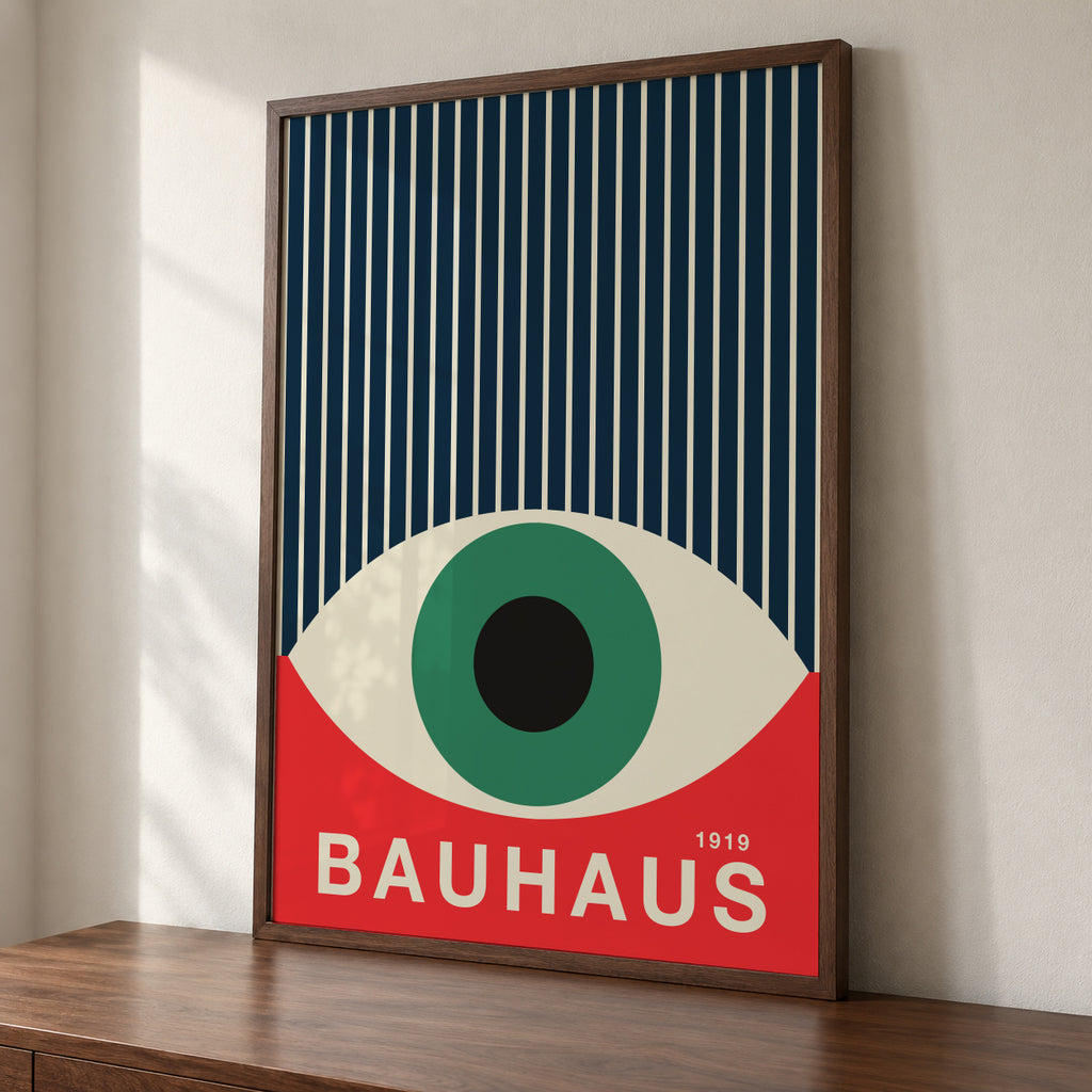 Bauhaur The Green Eye - Framed poster detail