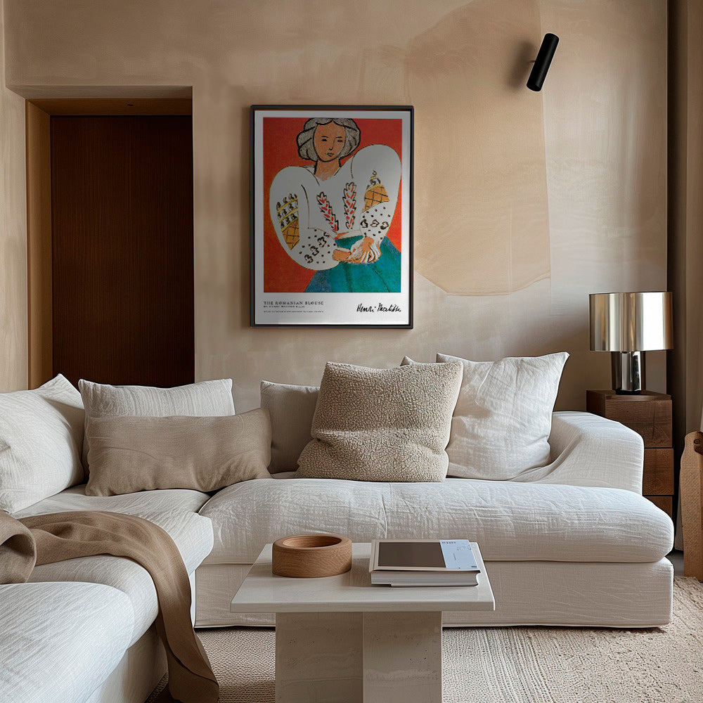 Ilustración con blusa rumana y trazo expresivo – Canvas2