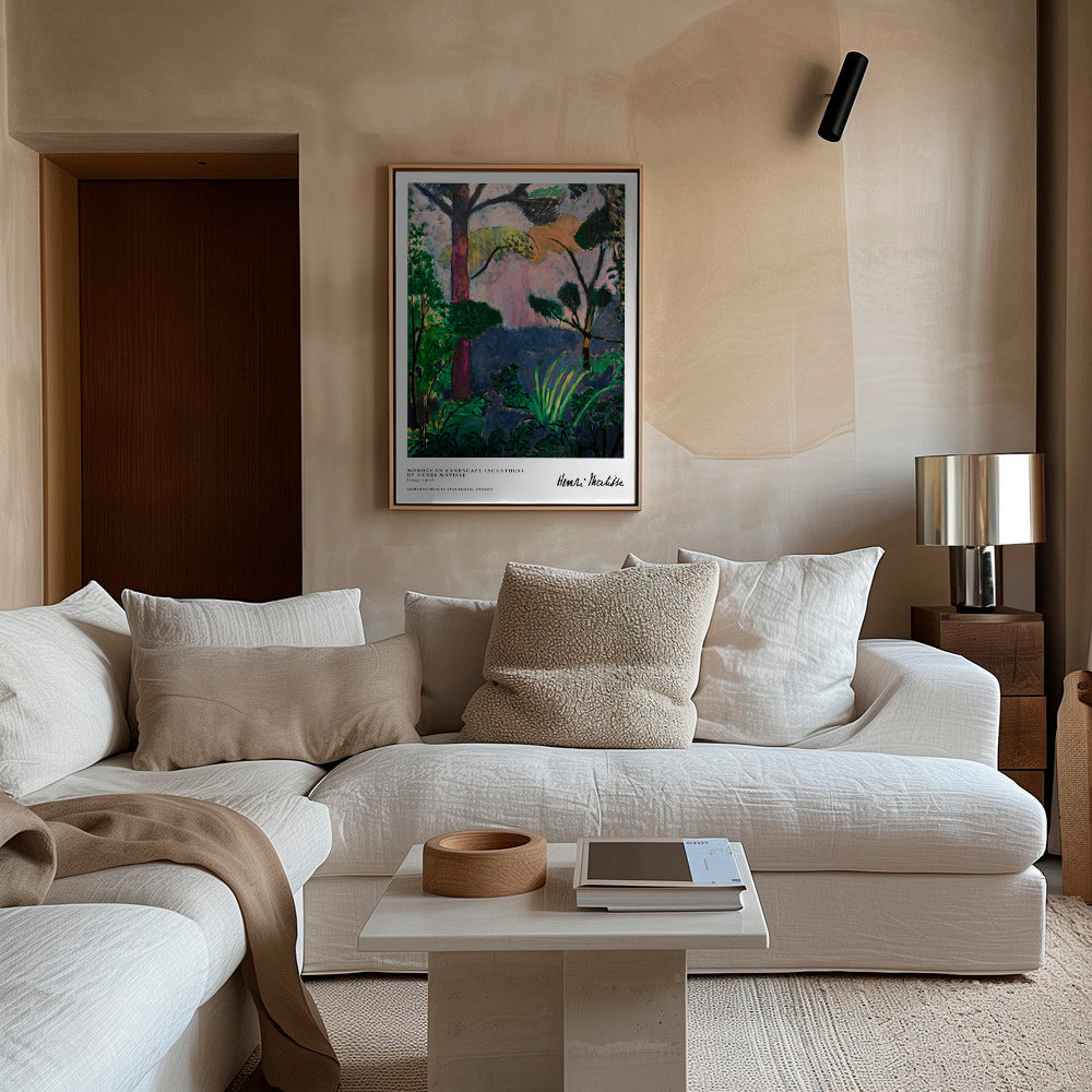 Cuadro de paisaje con vegetación pictórica – Canvas1