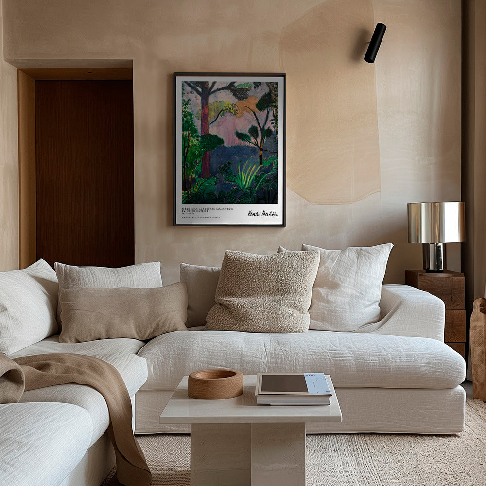 Cuadro de paisaje con vegetación pictórica – Canvas2