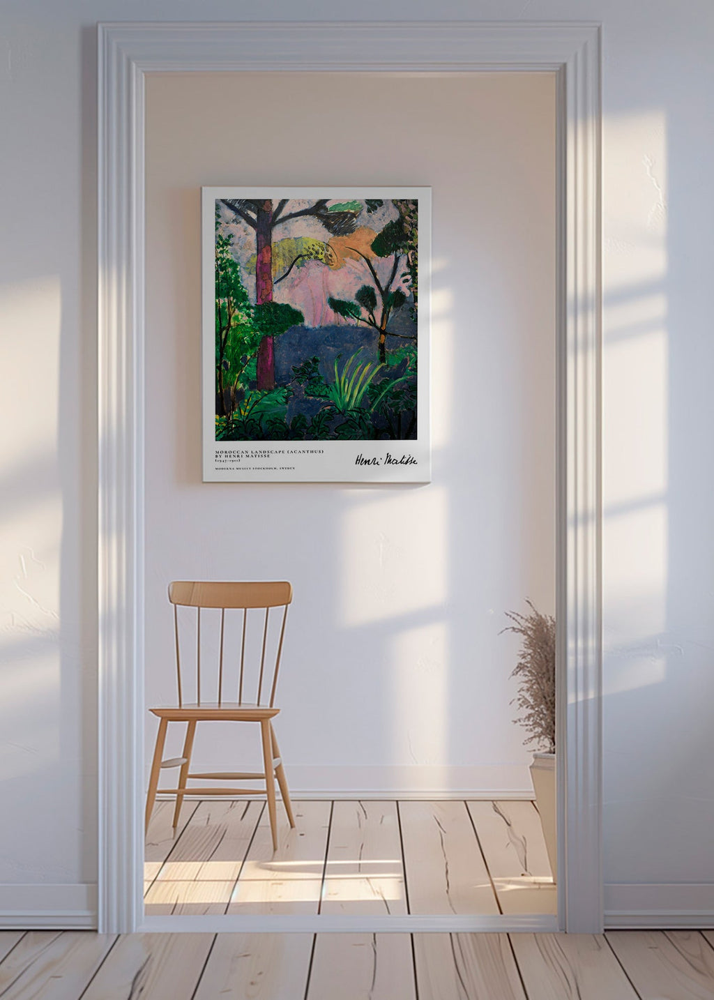 Cuadro de paisaje con vegetación pictórica – Canvas