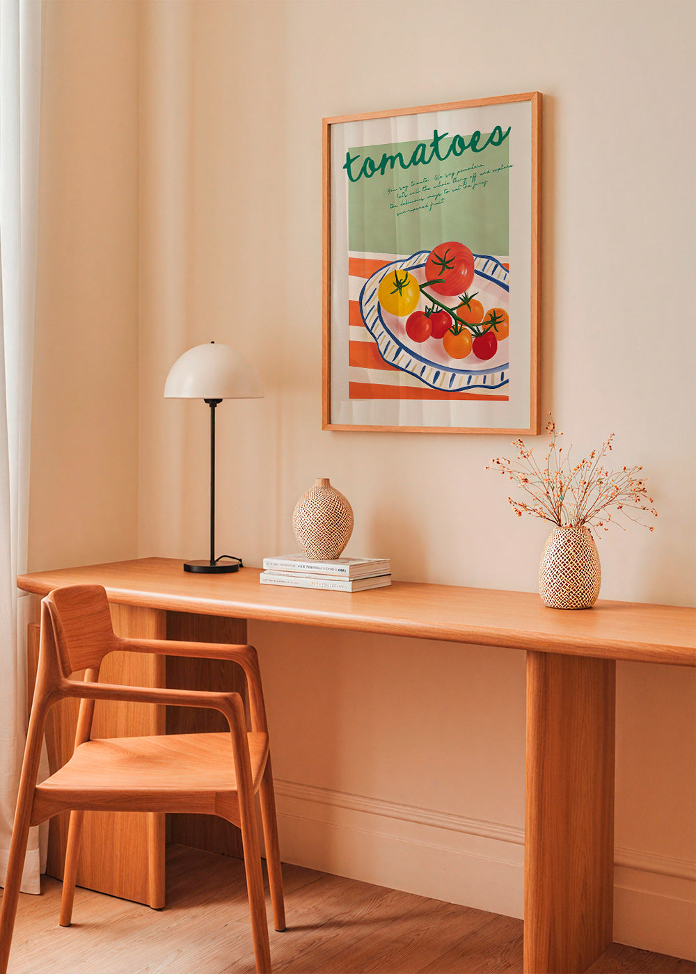Cuadro de cocina con tomates ilustrados – Product1