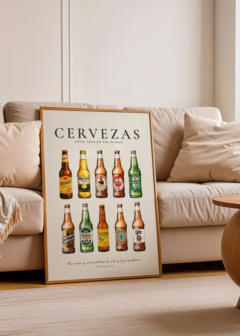 Cuadro de cocina — Cervezas clásicas en rejilla – Product3