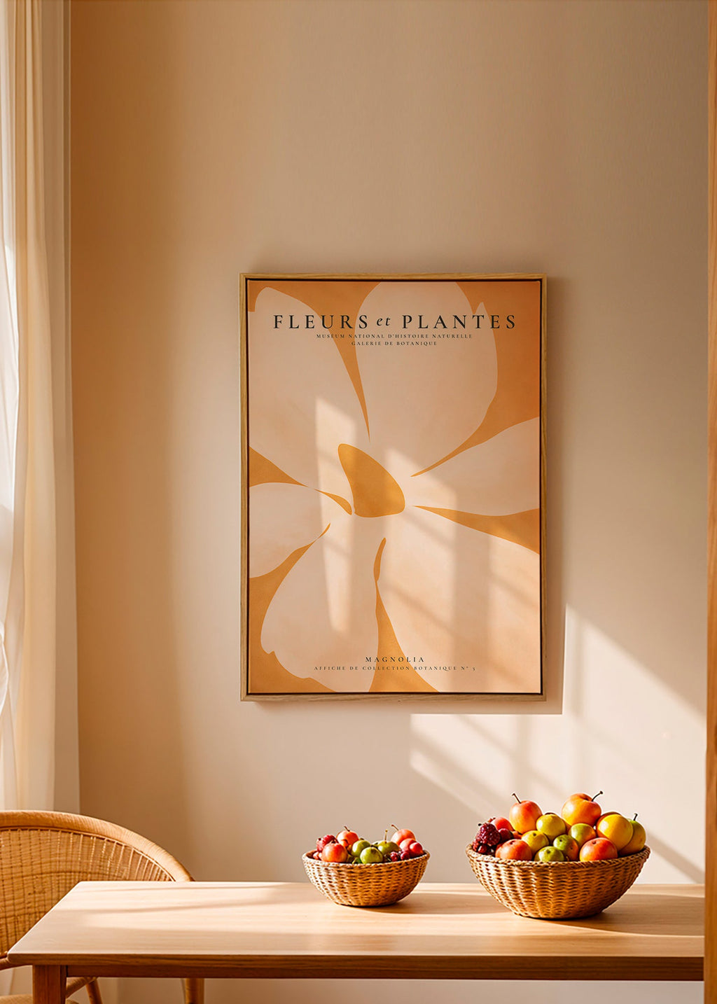Lámina botánica Magnolia en gran formato – Canvas1