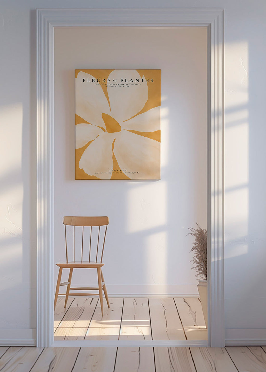 Lámina botánica Magnolia en gran formato – Canvas