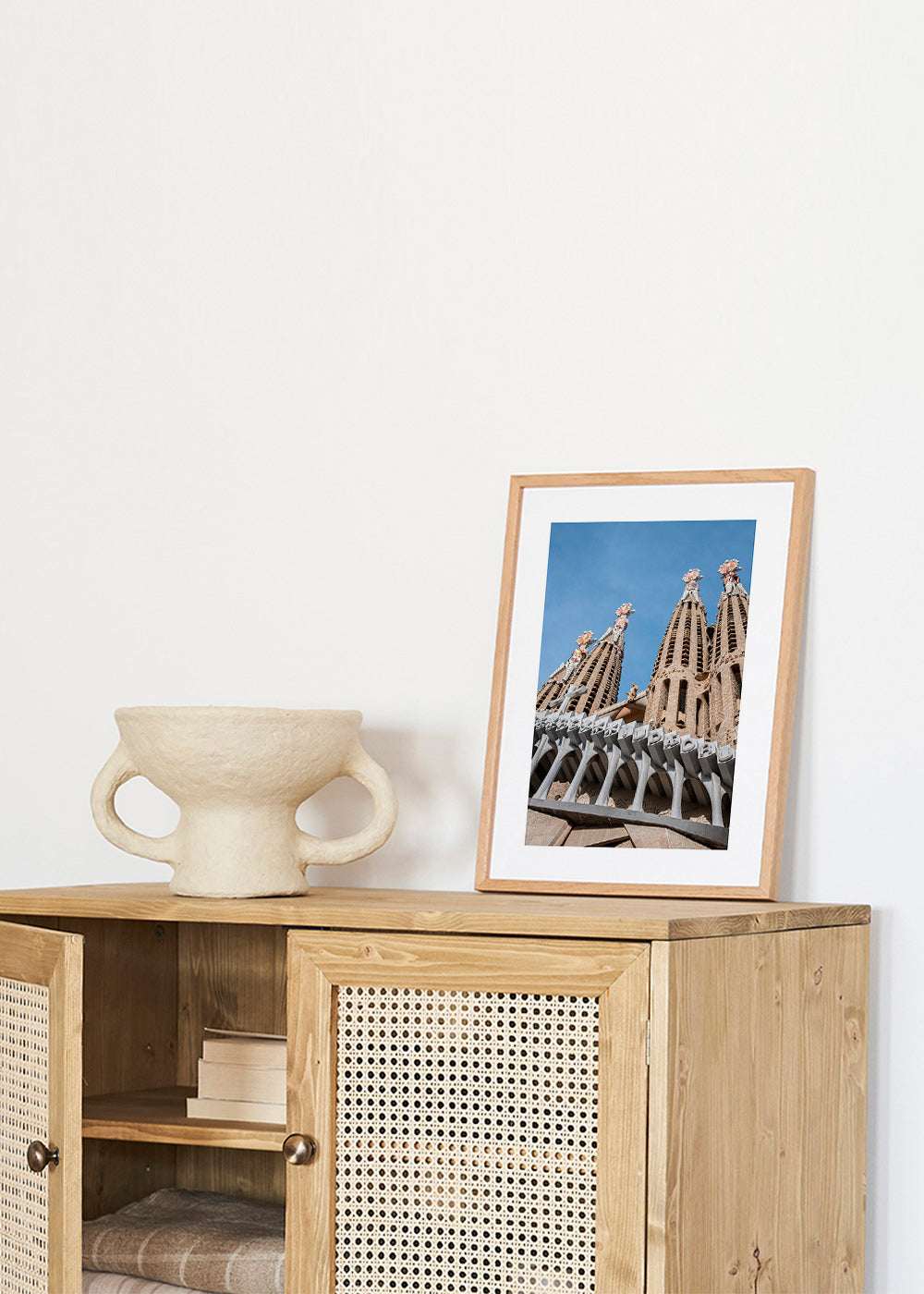 Cuadro de ciudades Sagrada Família, fachada en vertical – Product3