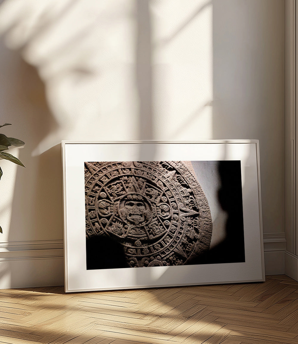Fotografía calendario azteca en relieve – Product2