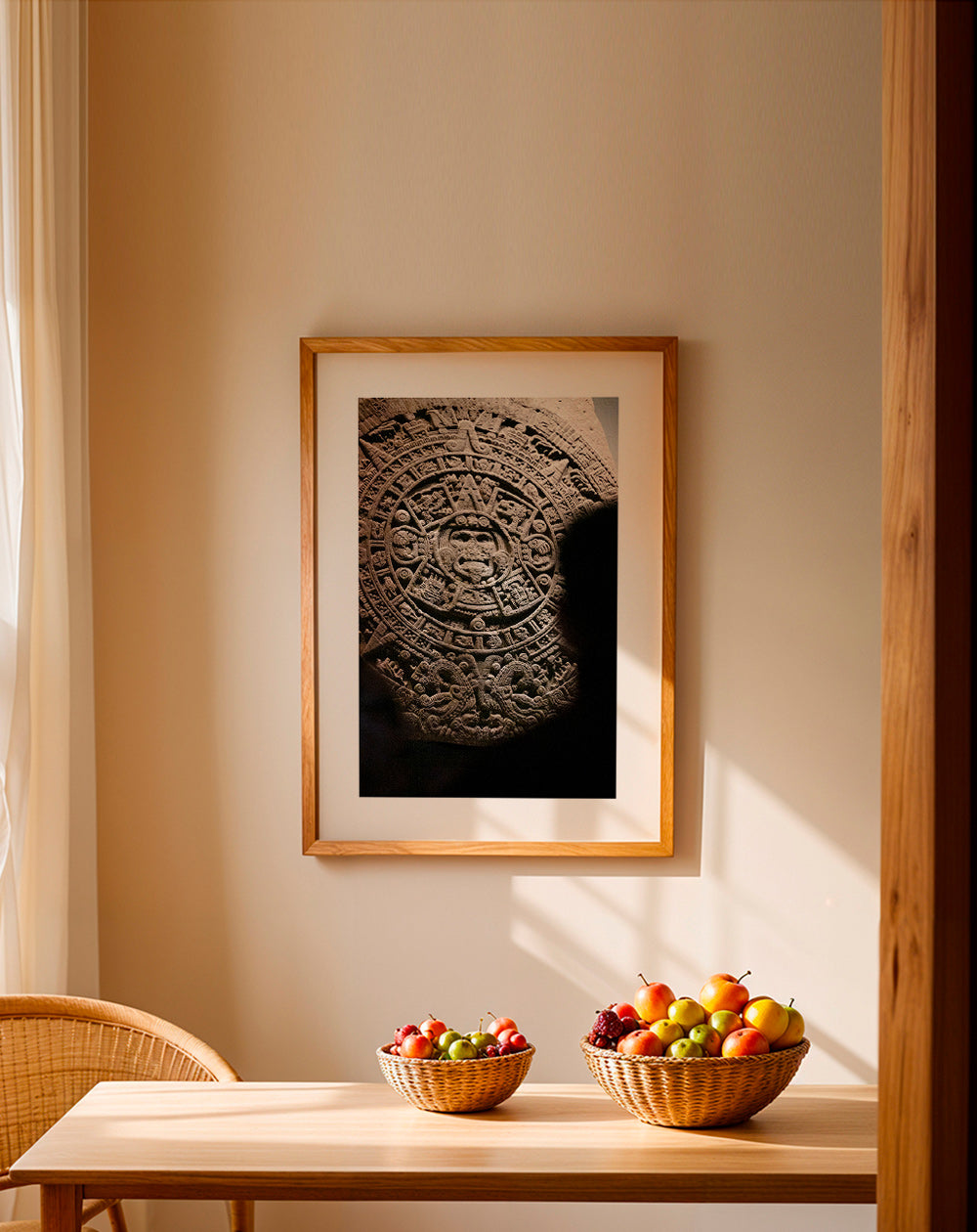 Fotografía de calendario azteca en piedra – Product2
