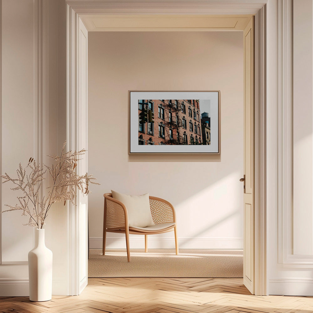 Cuadro de ciudades con fachada de ladrillo – Canvas1