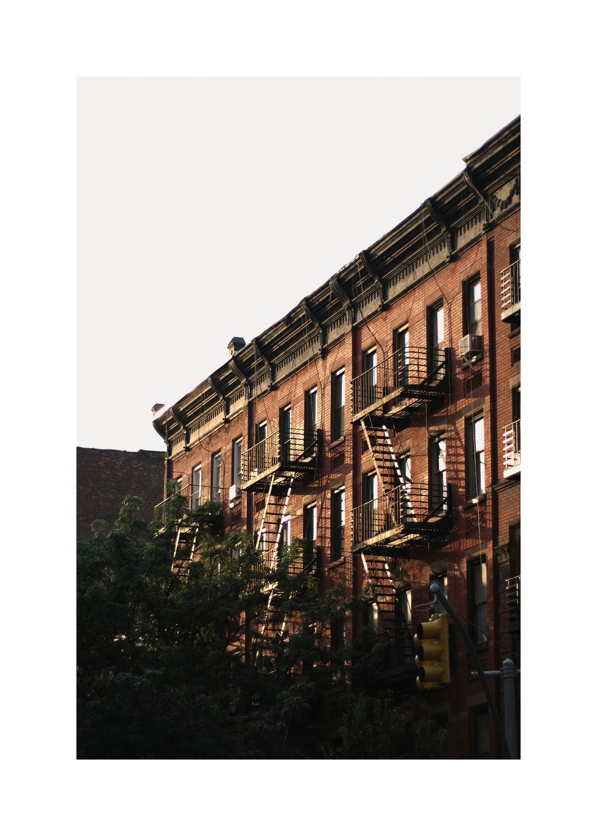 Downtown Corner - Unframed art print