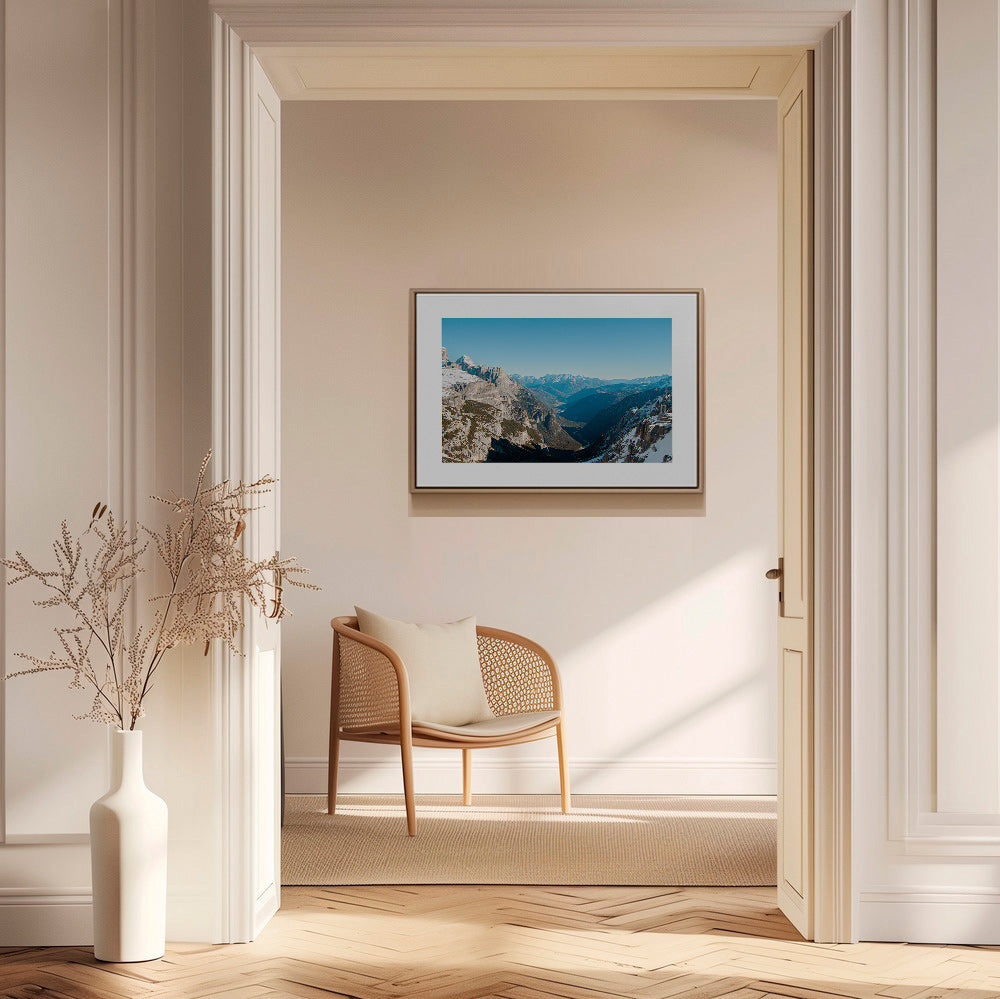 Cuadro de paisaje con vista de montaña nevada – Canvas2