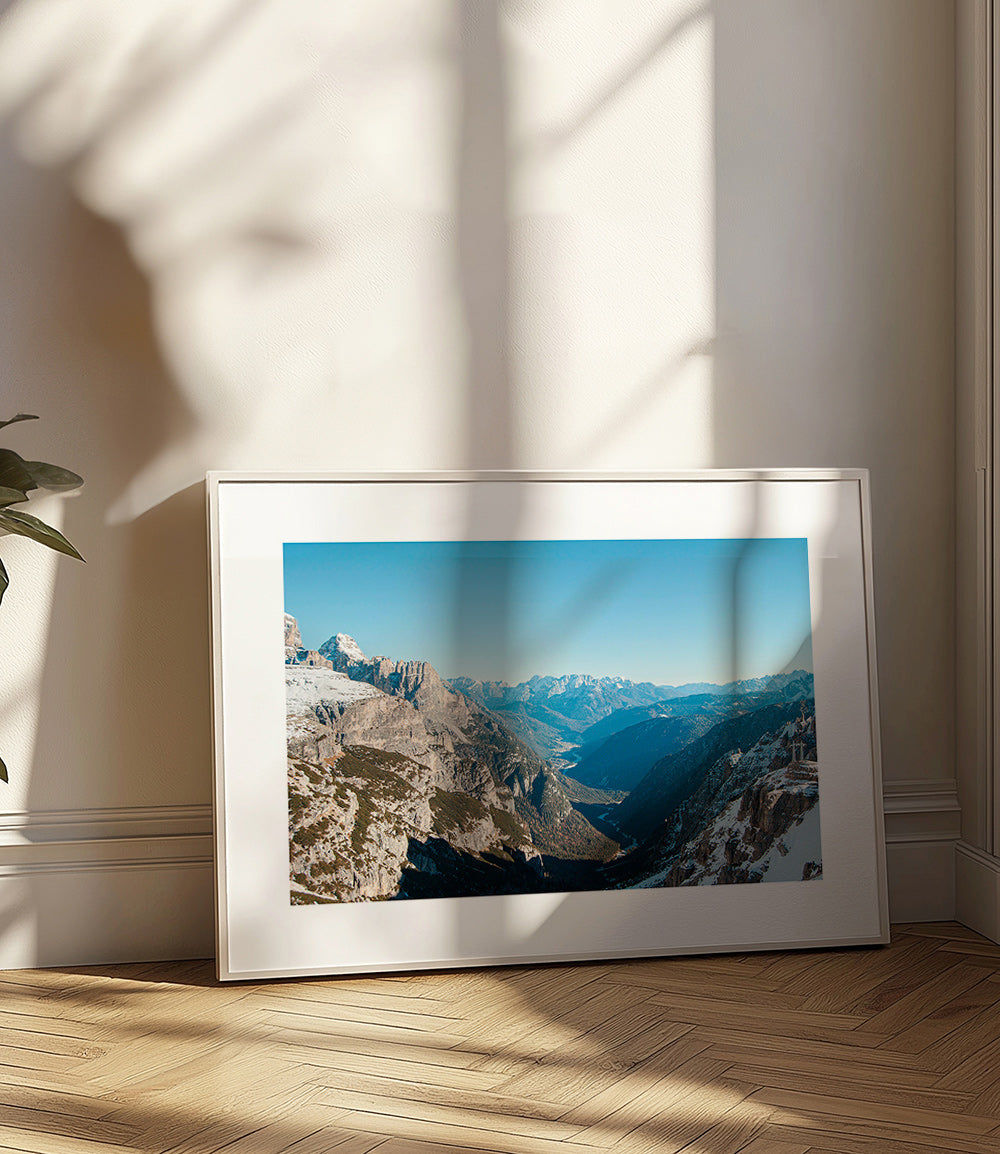 Cuadro de paisaje con vista de montaña nevada – Product2