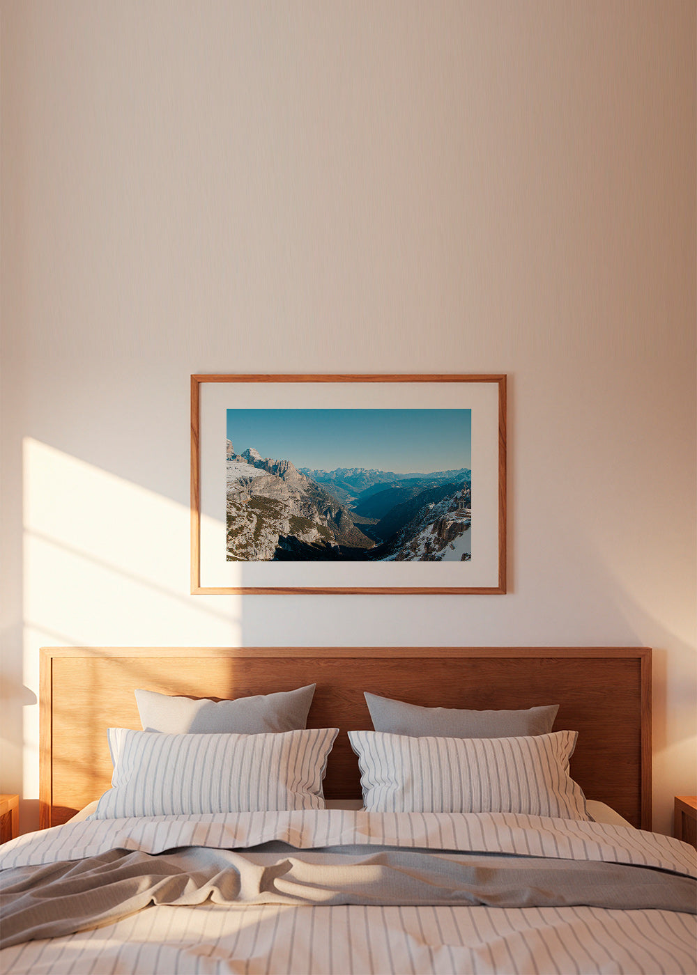 Cuadro de paisaje con vista de montaña nevada – Product3