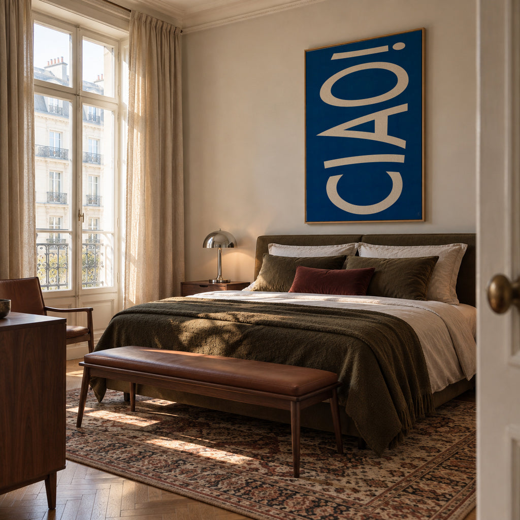 CIAO - Framed canvas in an interior