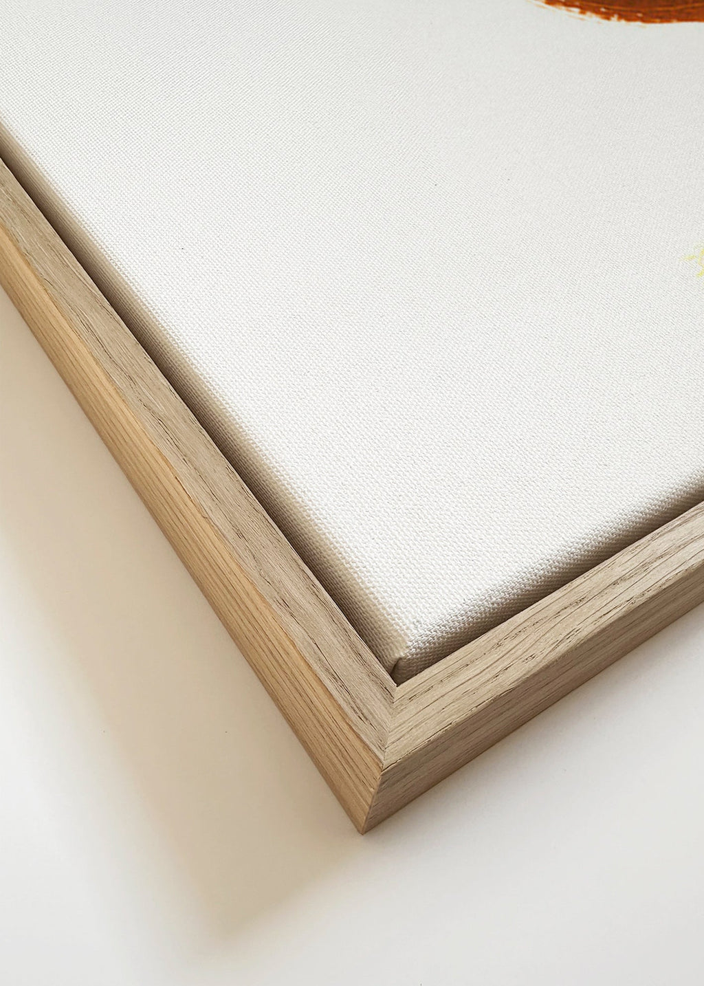 Cuadro pájaro con sombrero vaquero – Canvas detail