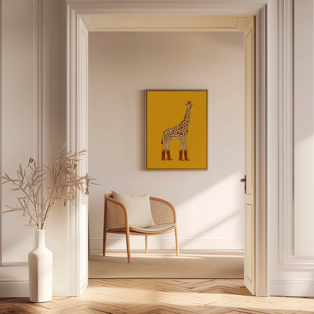 Cuadro jirafa con botas vaqueras – Canvas1