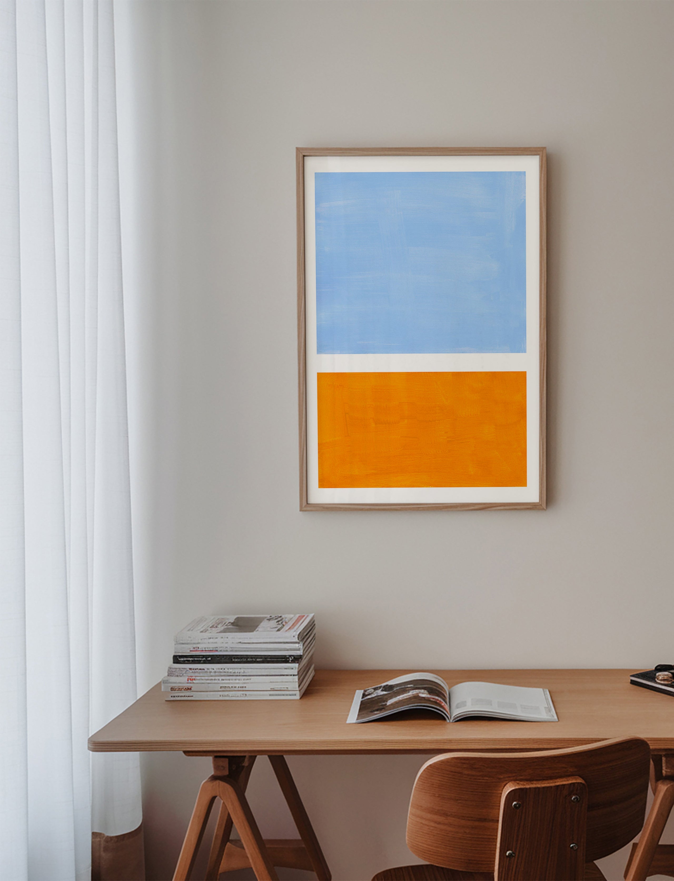 Cuadro abstracto con bloques de color – Product3