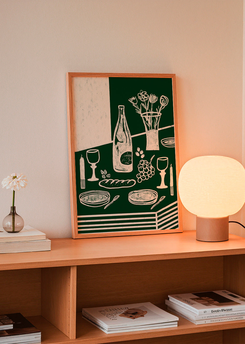 Cuadro de cocina con bodegón lineal – Product3