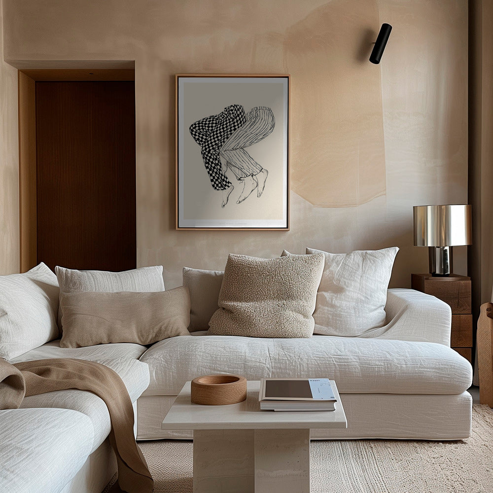 Ilustración de piernas entrelazadas – Canvas2