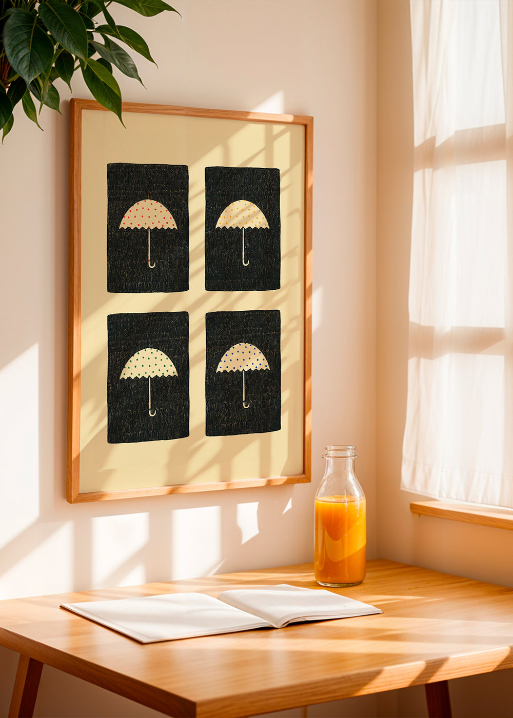 Ilustración de paraguas repetidos – Product2