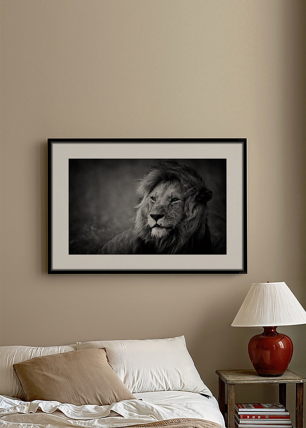 Cuadro león en retrato cinematográfico – Canvas1