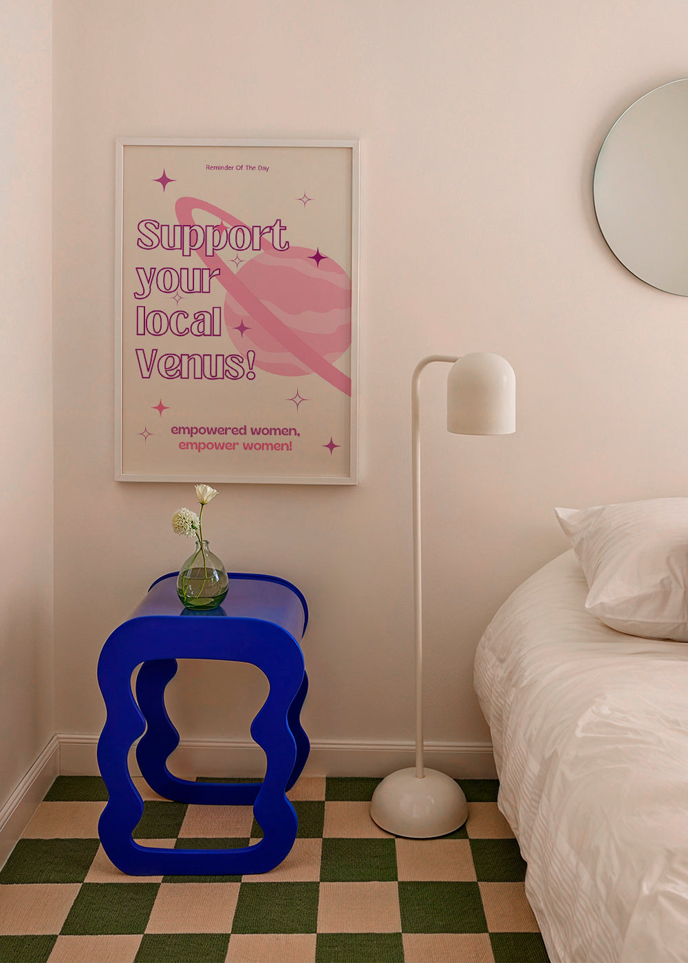 Ilustración tipográfica Venus rosa – Product3