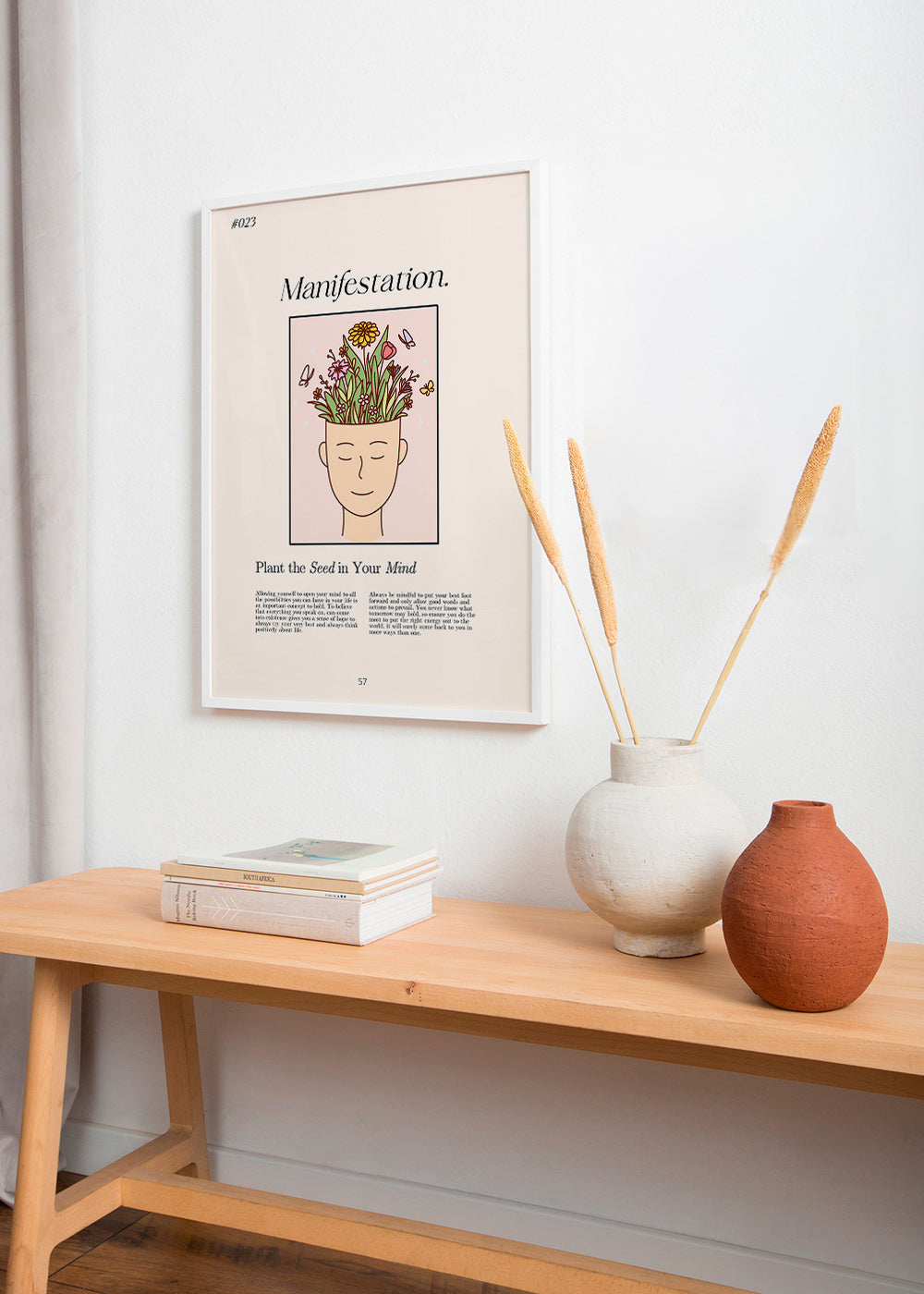 Ilustración cabeza con plantas – Product1